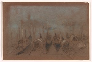 Nocturne, San Giorgio, 1880 door James Abbott McNeill Whistler