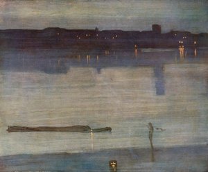 Nocturne in blauw en groen, 1870