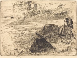 Kindermeisje en kind, 1859