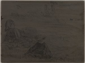 Kindermeisje en Kind door James Abbott McNeill Whistler