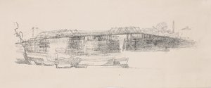 Oude Battersea-brug, nr. 2 door James Abbott McNeill Whistler