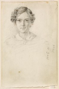 Portret van Whistler, 1845 of 1846 door James Abbott McNeill Whistler
