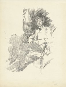Portret van Walter Sickert door James Abbott McNeill Whistler