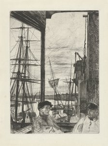 Rotherhithe door James Abbott McNeill Whistler