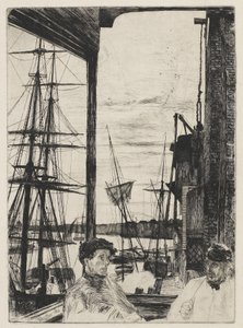 Rotherhithe door James Abbott McNeill Whistler