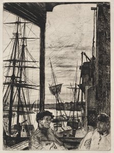Rotherhithe door James Abbott McNeill Whistler