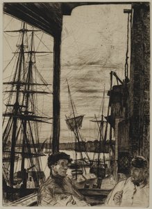 Rotherhithe door James Abbott McNeill Whistler