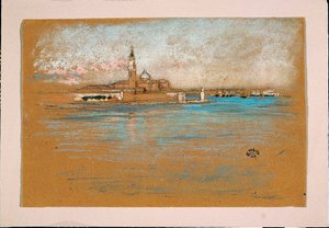 San Giorgio Maggiore, Venetië, 1880 door James Abbott McNeill Whistler