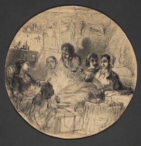 Scène uit het Boheemse Leven, 1855-57