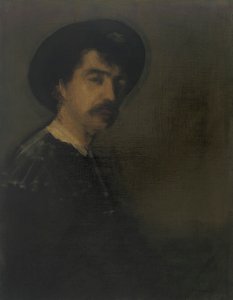 Zelfportret, 1870-1875 door James Abbott McNeill Whistler