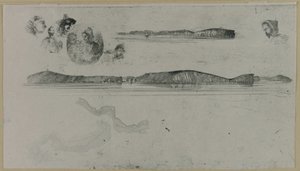 Schetsen op de Kust Survey Plaat, 1854