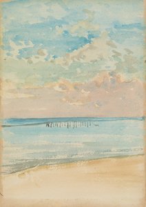 Southend - Zonsondergang door James Abbott McNeill Whistler