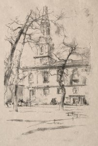 St. Giles-in-the-Fields, 1896 door James Abbott McNeill Whistler