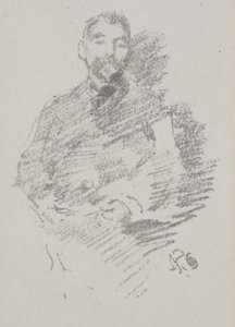 Stéphane Mallarmé door James Abbott McNeill Whistler
