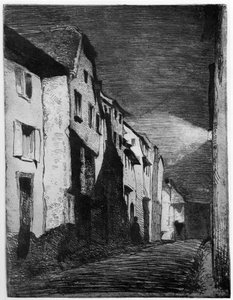Straat in Saverne, 19e eeuw, 1904