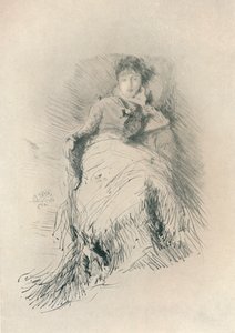 Studie, 1878, 1904 door James Abbott McNeill Whistler