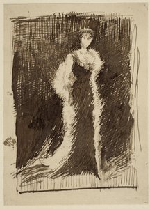 Studie voor Arrangement in Zwart: Lady Meux