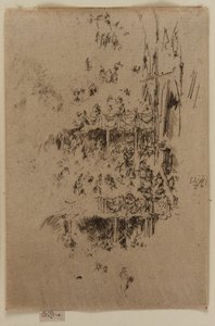 Het Abdijjubileum door James Abbott McNeill Whistler