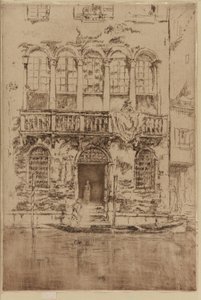 Het balkon, 1879-1880 door James Abbott McNeill Whistler