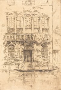 Het balkon, 1879-1880 door James Abbott McNeill Whistler