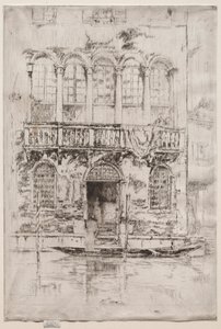 Het Balkon door James Abbott McNeill Whistler