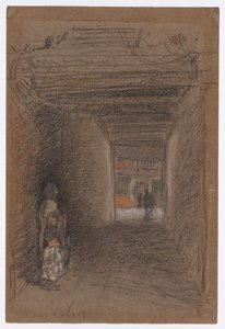 De bedelaars--Winter, eind 1879 of begin 1880 door James Abbott McNeill Whistler