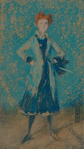 Het Blauwe Meisje, ca. 1874 door James Abbott McNeill Whistler