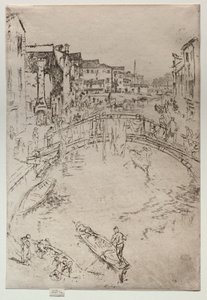 De brug door James Abbott McNeill Whistler