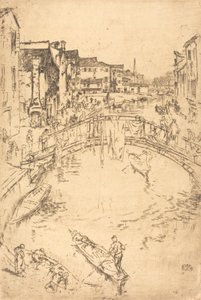 De brug door James Abbott McNeill Whistler