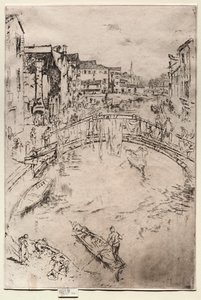 De Brug, 1886 door James Abbott McNeill Whistler