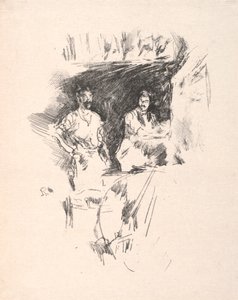 De Broers, 1895 door James Abbott McNeill Whistler