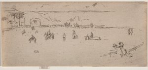 Het bokkende paard door James Abbott McNeill Whistler