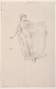 Het Dansmeisje, 1890 door James Abbott McNeill Whistler