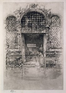De deuropening, 1879-80 door James Abbott McNeill Whistler