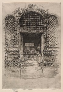 De Deur, 1880 door James Abbott McNeill Whistler