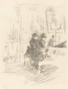 Het Duet, nr. 2, 1894 door James Abbott McNeill Whistler