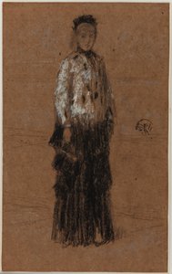 De Hermelijnen Mantel door James Abbott McNeill Whistler