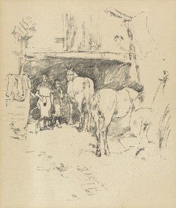 De smidse door James Abbott McNeill Whistler