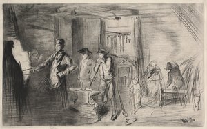 De Smidse, 1862 door James Abbott McNeill Whistler