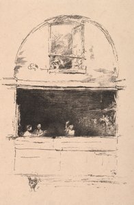 De Smidse, Passage du Dragon, 1894 door James Abbott McNeill Whistler