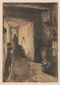 De Keuken, 1858 door James Abbott McNeill Whistler