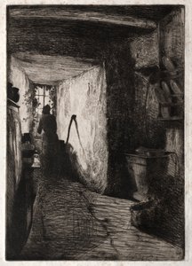 De Keuken, 1858 door James Abbott McNeill Whistler