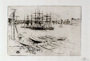 De Grote Vijver door James Abbott McNeill Whistler