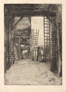 De kalkbrander, 1859 door James Abbott McNeill Whistler