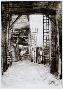 De kalkbrander door James Abbott McNeill Whistler