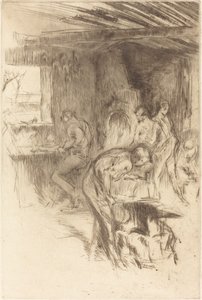 De Kleine Smederij, 1875 door James Abbott McNeill Whistler