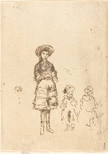 De Kleine Verpleegster door James Abbott McNeill Whistler
