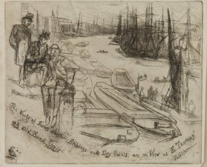 Het Kleine Zwembad, 1861 door James Abbott McNeill Whistler