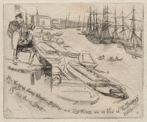 Het kleine zwembad, 1861 door James Abbott McNeill Whistler