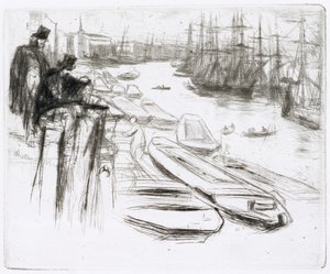 Het Kleine Poeltje, Nr.1 door James Abbott McNeill Whistler